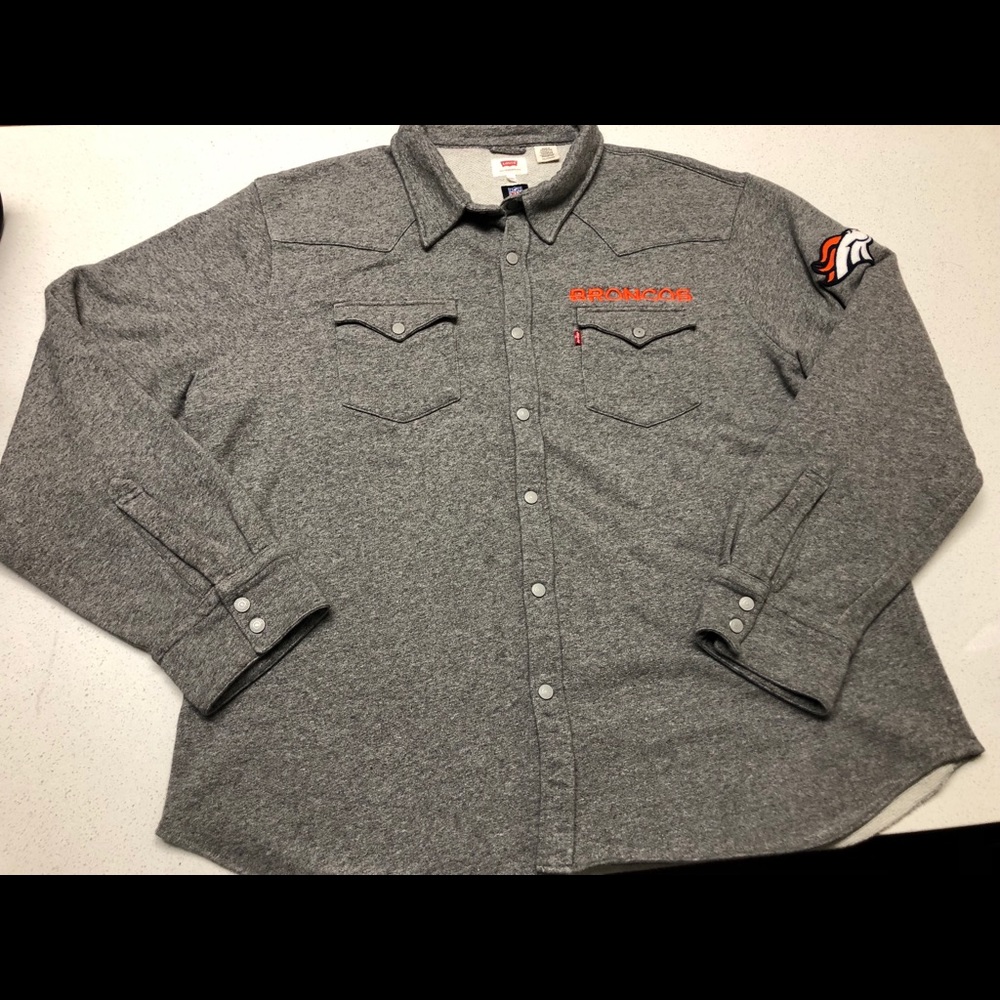 Denver Broncos button up